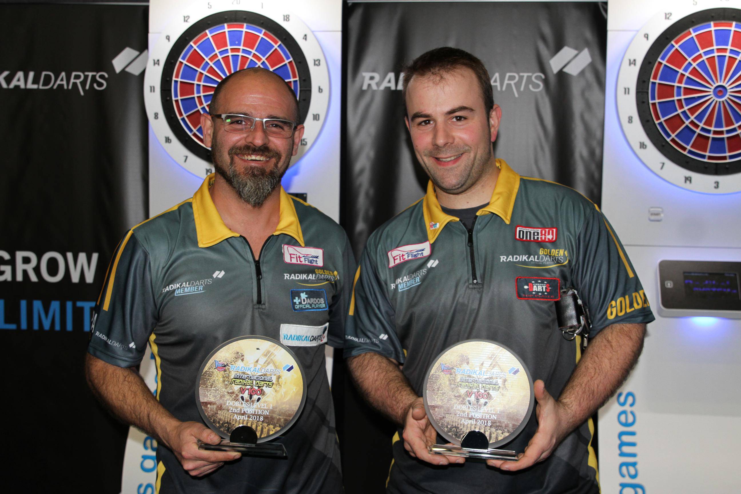 Internacional Radikal Darts 2018  Zapa-Martí Subcampeones Parejas Nivel 1